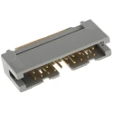 3M 20-Way IDC Connector Male for Cable, 2 Row, Shrouded, 2.54mm Pitch, Right Angle, 125V, 1A, 4620-6001