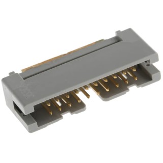 3M 20-Way IDC Connector Male for Cable, 2 Row, Shrouded, 2.54mm Pitch, Right Angle, 125V, 1A, 4620-6001