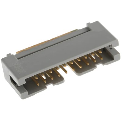 3M 20-Way IDC Connector Male for Cable, 2 Row, Shrouded, 2.54mm Pitch, Right Angle, 125V, 1A, 4620-6001