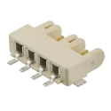 Amphenol Communications Solutions RotaConnect Series Right Angle Surface PCB Header, 4 Contacts, 3 mm Pitch 10120045-401LF