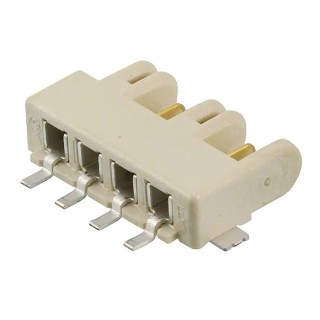Amphenol Communications Solutions RotaConnect Series Right Angle Surface PCB Header, 4 Contacts, 3 mm Pitch 10120045-401LF