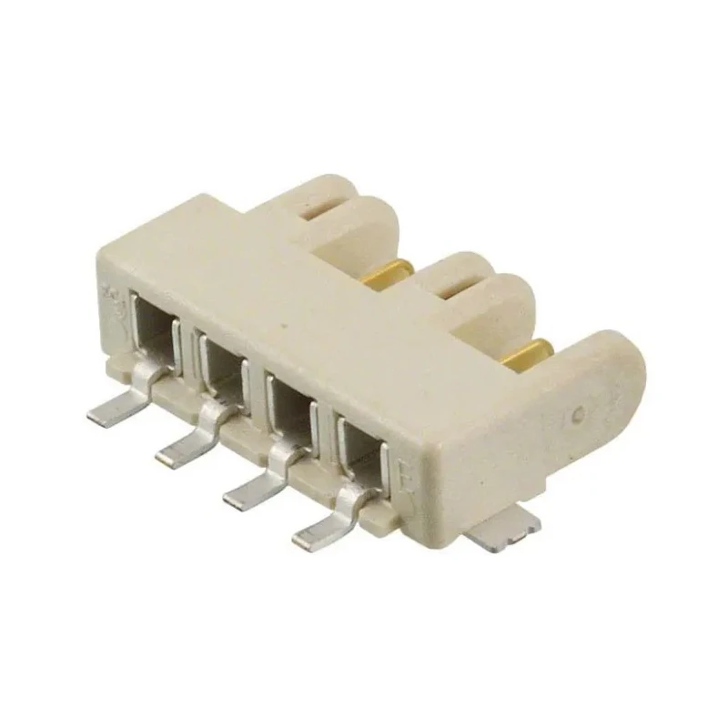 Amphenol Communications Solutions RotaConnect Right Angle Surface PCB Header, 4 Contacts, 3 mm Pitch, 1 Row 10120045-400LF