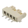 Amphenol Communications Solutions RotaConnect Right Angle Surface PCB Header, 4 Contacts, 3 mm Pitch, 1 Row 10120045-400LF