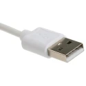 Roline USB 2.0 Cable, USB Type A Male to Lightning Male, 1m, White, 11.02.8321-20