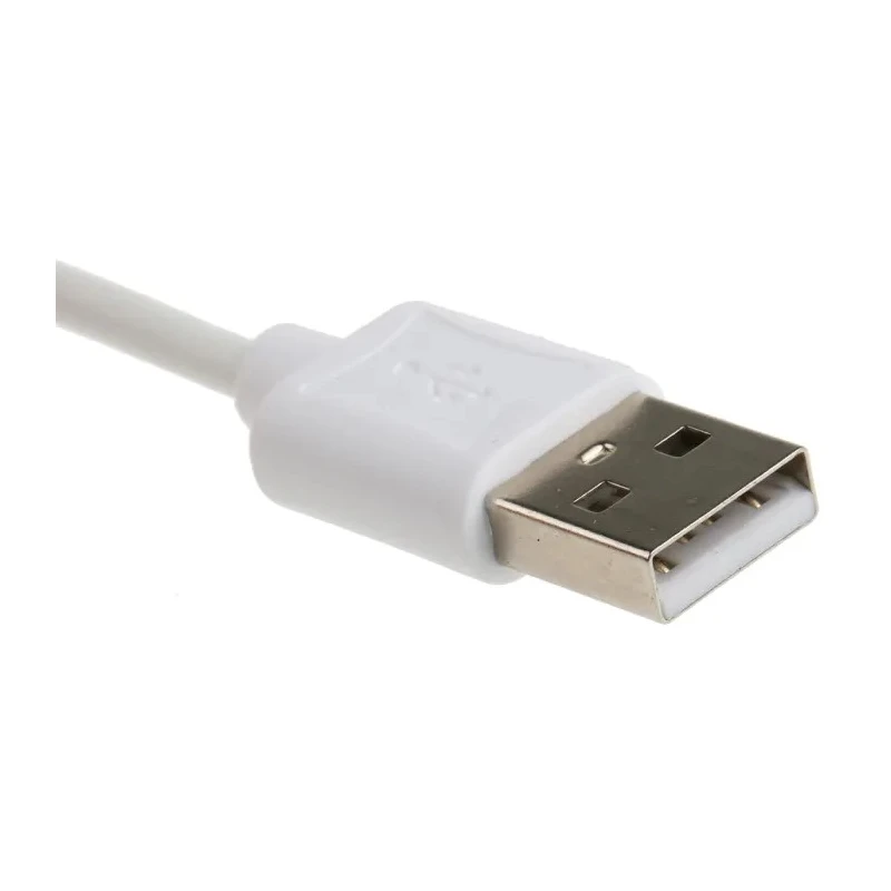 Roline USB 2.0 Cable, USB Type A Male to Lightning Male, 1m, White, 11.02.8321-20