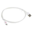 Roline USB 2.0 Cable, USB Type A Male to Lightning Male, 1m, White, 11.02.8321-20