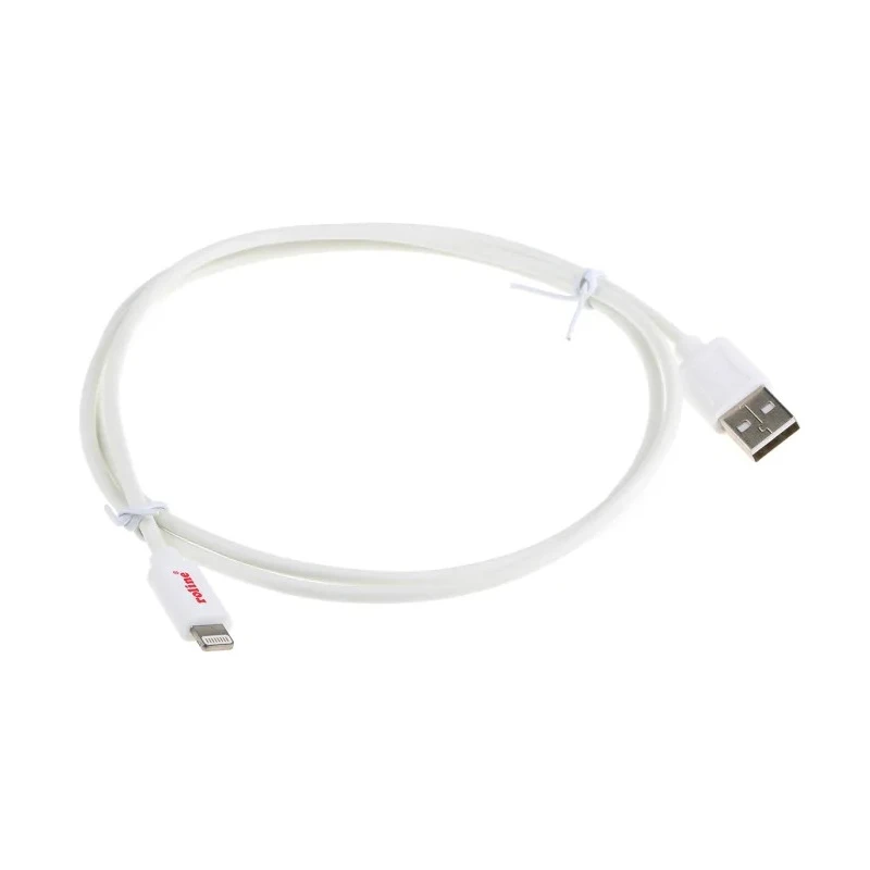 Roline USB 2.0 Cable, USB Type A Male to Lightning Male, 1m, White, 11.02.8321-20