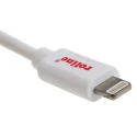 Roline USB 2.0 Cable, USB Type A Male to Lightning Male, 1m, White, 11.02.8321-20