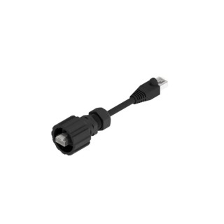 CONEC Cat5e Ethernet Cable 2m, Unscreened, Black Polyester PVC, RJ45 Plugs, 