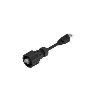 CONEC Cat5e Ethernet Cable 2m, Unscreened, Black Polyester PVC, RJ45 Plugs, 