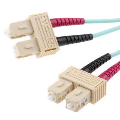RS PRO OM3 Simplex/Duplex Fibre Optic Cable, Low Smoke Zero Halogen, 900 μm Core, Purple/Aqua, 10 m 121-3917