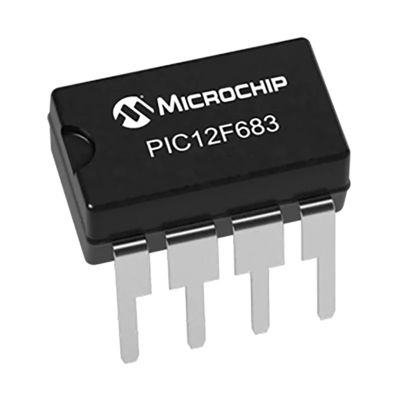 Microchip PIC12F683-I/P 8-Bit PIC Microcontroller, 32 MHz, 3.5kB FLASH, 8-Pin PDIP
