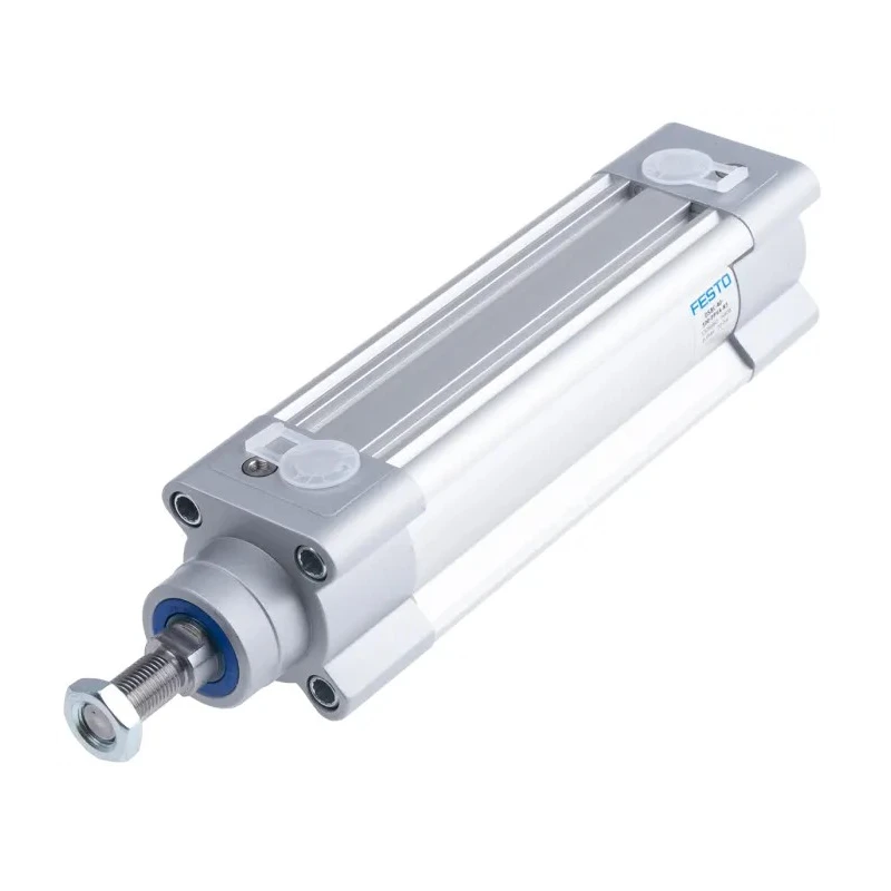 Festo Pneumatic Cylinder 40mm Bore, 100mm Stroke, Double Acting, Aluminium Body, DSBC-40-100-PPVA-N3