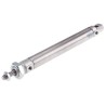 Festo DSNU-25-150-P-A Pneumatic Cylinder, 291.5mm Length, Stainless Steel, Elastomer Cushioning, 80°C Max Temp