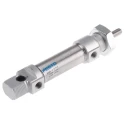 Festo DSNU-20-25-P-A Pneumatic Cylinder, DSNU Series, 20mm Bore, 25mm Stroke, 157mm Length, ATEX, ISO 6432