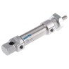 Festo DSNU-20-25-P-A Pneumatic Cylinder, DSNU Series, 20mm Bore, 25mm Stroke, 157mm Length, ATEX, ISO 6432