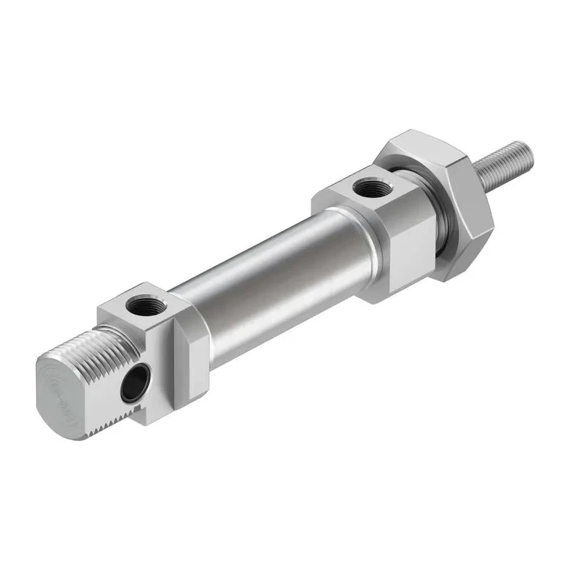 Festo DSNU-20-25-P-A Pneumatic Cylinder, DSNU Series, 20mm Bore, 25mm Stroke, 157mm Length, ATEX, ISO 6432