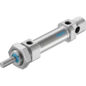 Festo DSNU-20-25-P-A Pneumatic Cylinder, DSNU Series, 20mm Bore, 25mm Stroke, 157mm Length, ATEX, ISO 6432