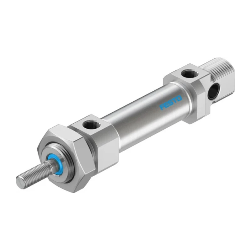 Festo DSNU-20-25-P-A Pneumatic Cylinder, DSNU Series, 20mm Bore, 25mm Stroke, 157mm Length, ATEX, ISO 6432