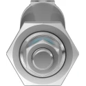 Festo DSNU-25-150-P-A Pneumatic Cylinder, 291.5mm Length, Stainless Steel, Elastomer Cushioning, 80°C Max Temp