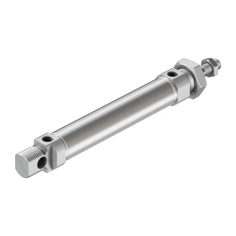 Festo Pneumatic Cylinder Double Acting, 25 mm Bore, 100 mm Stroke, Stainless Steel DSNU-25-100-P-A