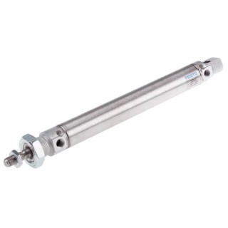 Festo Pneumatic Piston Rod Cylinder 25 mm Bore, 160 mm Stroke, DSNU Series, DSNU-25-160-PPV-A