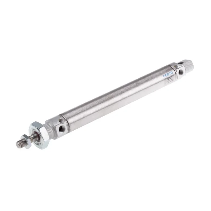 Festo Pneumatic Piston Rod Cylinder 25 mm Bore, 160 mm Stroke, DSNU Series, DSNU-25-160-PPV-A