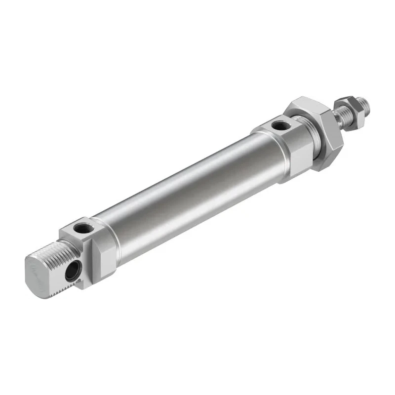 Festo Pneumatic Cylinder DSNU-25-80-PPS-A, Double Acting, Stainless Steel Piston Rod, 221.5mm Length