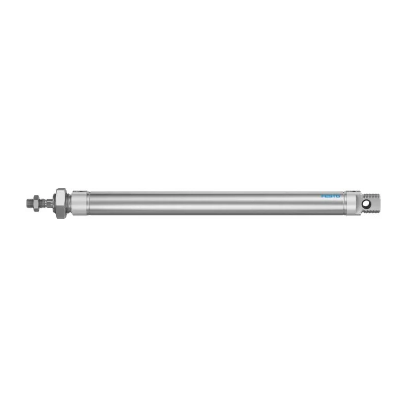 Festo DSNU-25-250-PPS-A Pneumatic Cylinder, Double Acting, Self-Adjusting Cushioning, 391.5mm Length