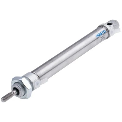 Festo Pneumatic Cylinder, DSNU-16-100-PPS-A, 16 mm Bore, 100 mm Stroke, Double Acting, Air Cushion