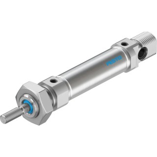 Festo DSNU-16-20-P-A Pneumatic Cylinder, Double Acting, 20mm Stroke, 16mm Bore, Aluminium Body, ISO 6432 Series