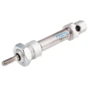 Festo Pneumatic Cylinder 12 mm Bore, 20 mm Stroke, Stainless Steel, Double Acting, DSNU-12-20-P-A