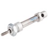 Festo Pneumatic Cylinder 12 mm Bore, 20 mm Stroke, Stainless Steel, Double Acting, DSNU-12-20-P-A