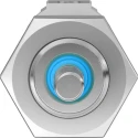 Festo Pneumatic Cylinder 12 mm Bore, 20 mm Stroke, Stainless Steel, Double Acting, DSNU-12-20-P-A