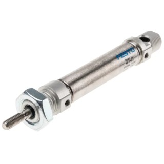 Festo DSNU-16-40-PPS-A Pneumatic Cylinder 500 mm Stroke, Double Acting, Stainless Steel, ISO 6432