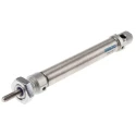 Festo DSNU-16-80-P-A Pneumatic Cylinder, Double Acting, 191mm Length, 1–10 Bar, Elastomer Cushioning