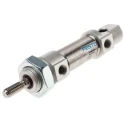 Festo DSNU-20-10-PPS-A Pneumatic Cylinder 500mm Stroke, 20mm Bore, Double Acting, Self-Adjusting Cushioning, Stainless Steel