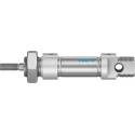 Festo DSNU-20-10-PPS-A Pneumatic Cylinder 500mm Stroke, 20mm Bore, Double Acting, Self-Adjusting Cushioning, Stainless Steel