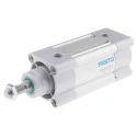 Festo Pneumatic Piston Rod Cylinder, Double Acting, 63 mm Bore, 50 mm Stroke, Aluminium Body DSBC-63-50-PPSA-N3