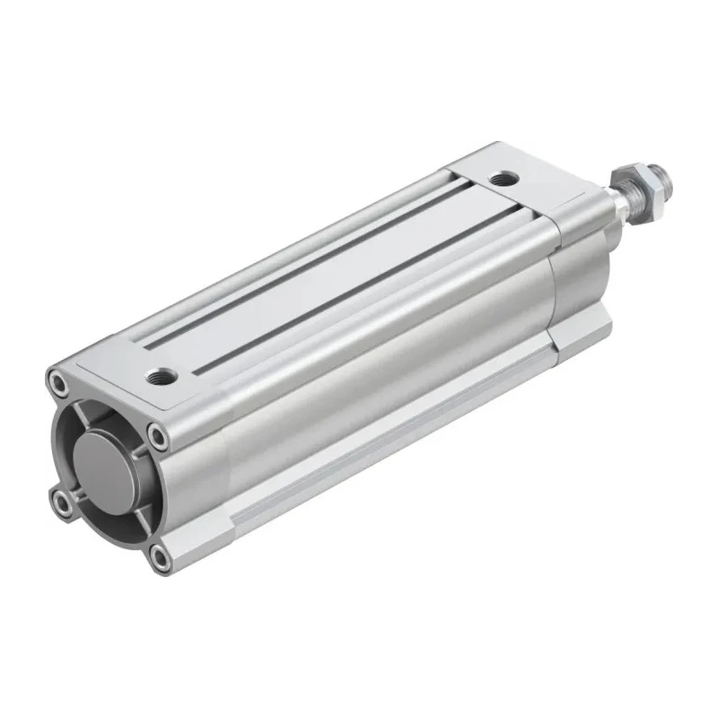 Festo Pneumatic Piston Rod Cylinder Double Acting, Aluminium Body, 80mm Bore, 200mm Stroke, DSBC-80-200-PPSA-N3
