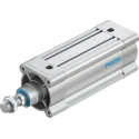 Festo Pneumatic Piston Rod Cylinder, DSBC-80-125-PPSA-N3, 80mm Bore, 125mm Stroke, Double Acting, 12 Bar, Aluminium Body