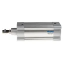 Festo Pneumatic Piston Rod Cylinder, DSBC-80-125-PPSA-N3, 80mm Bore, 125mm Stroke, Double Acting, 12 Bar, Aluminium Body