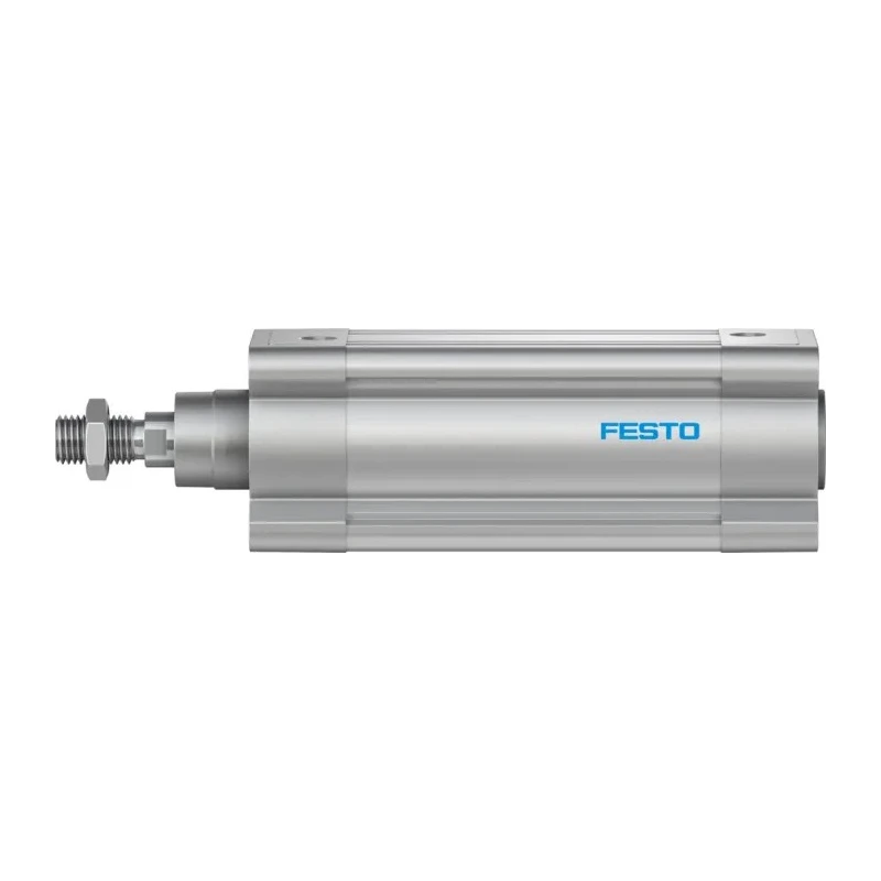 Festo Pneumatic Piston Rod Cylinder, DSBC-80-125-PPSA-N3, 80mm Bore, 125mm Stroke, Double Acting, 12 Bar, Aluminium Body