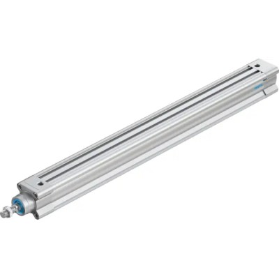 Festo Pneumatic Piston Rod Cylinder DSBC-32-400-PPSA-N3, 32mm Bore, 400mm Stroke, Double Acting, 12 bar Aluminium
