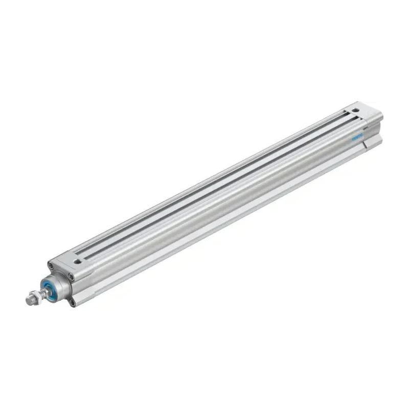 Festo Pneumatic Piston Rod Cylinder DSBC-32-400-PPSA-N3, 32mm Bore, 400mm Stroke, Double Acting, 12 bar Aluminium