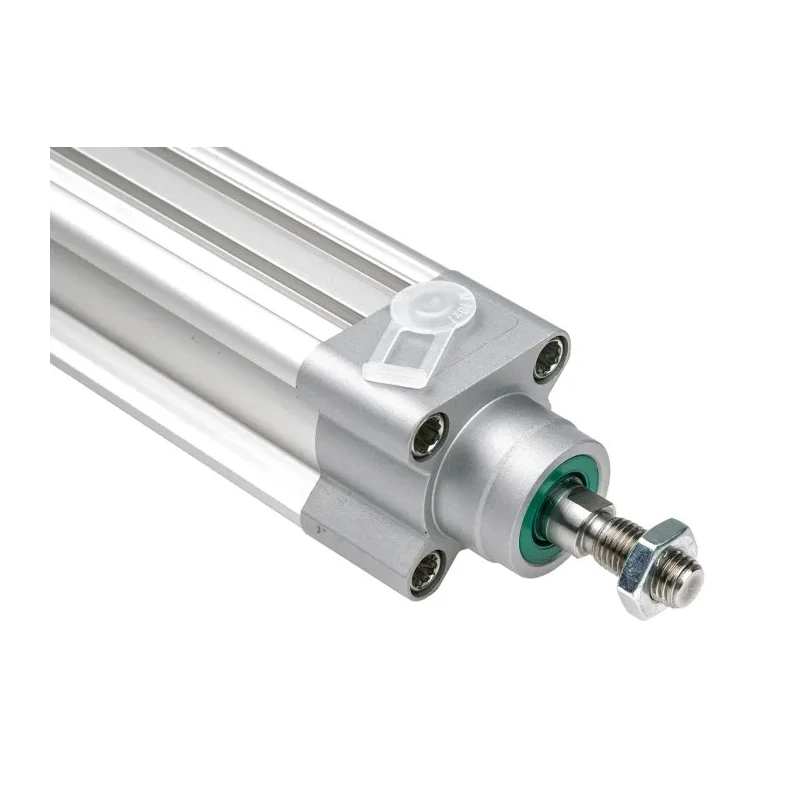 Festo Pneumatic Piston Rod Cylinder DSBC-32-400-PPSA-N3, 32mm Bore, 400mm Stroke, Double Acting, 12 bar Aluminium