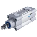 Festo Pneumatic Piston Rod Cylinder Double Acting 40mm Bore, 20mm Stroke, Aluminium DSBC-40-20-PPVA-N3