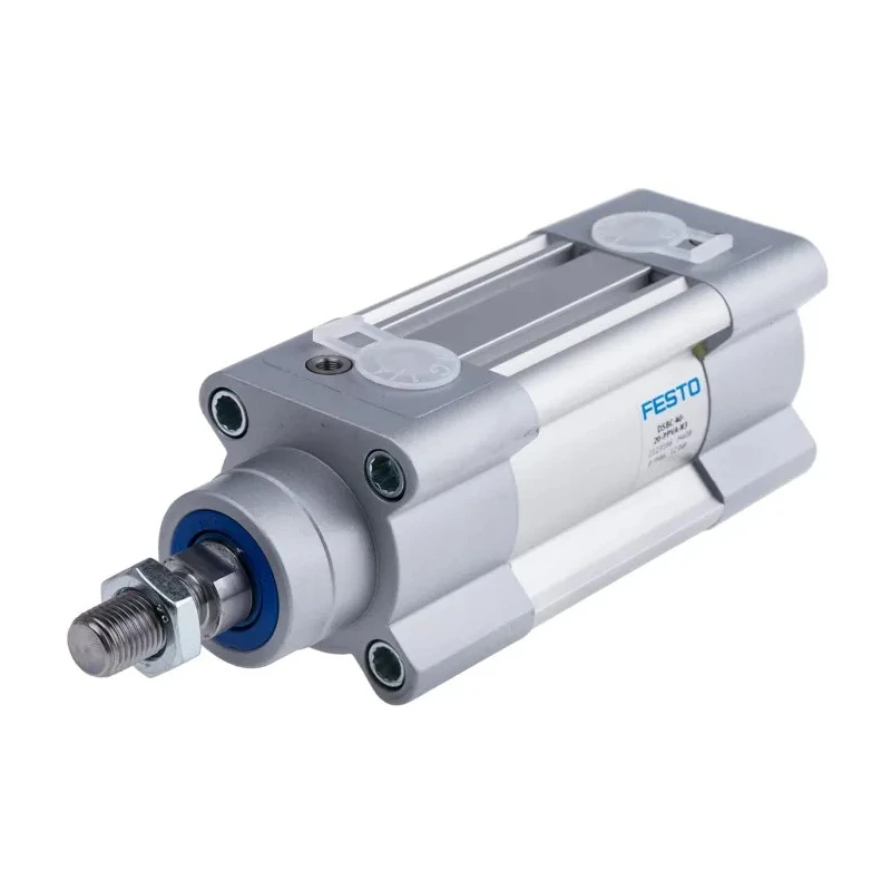 Festo Pneumatic Piston Rod Cylinder Double Acting 40mm Bore, 20mm Stroke, Aluminium DSBC-40-20-PPVA-N3