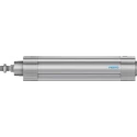 Festo Pneumatic Piston Rod Cylinder, Double Acting, Aluminium Body, Air Cushion, 40mm Bore, 150mm Stroke DSBC-40-150-PPVA-N3