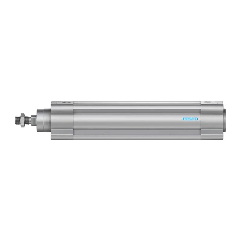 Festo Pneumatic Piston Rod Cylinder, Double Acting, Aluminium Body, Air Cushion, 40mm Bore, 150mm Stroke DSBC-40-150-PPVA-N3